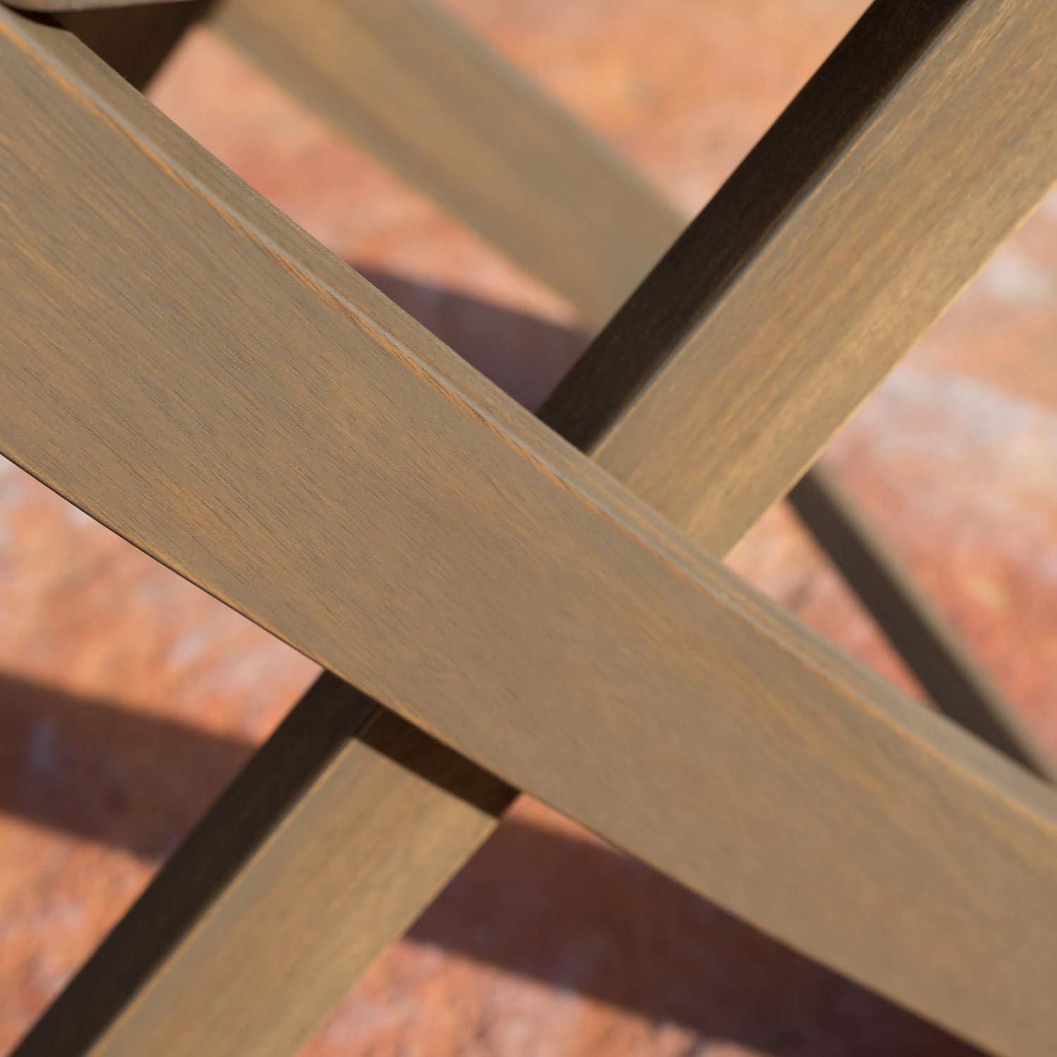 image:imageChristopher Knight Home Positano Outdoor Acacia Wood Foldable Dining Set Grey Finish