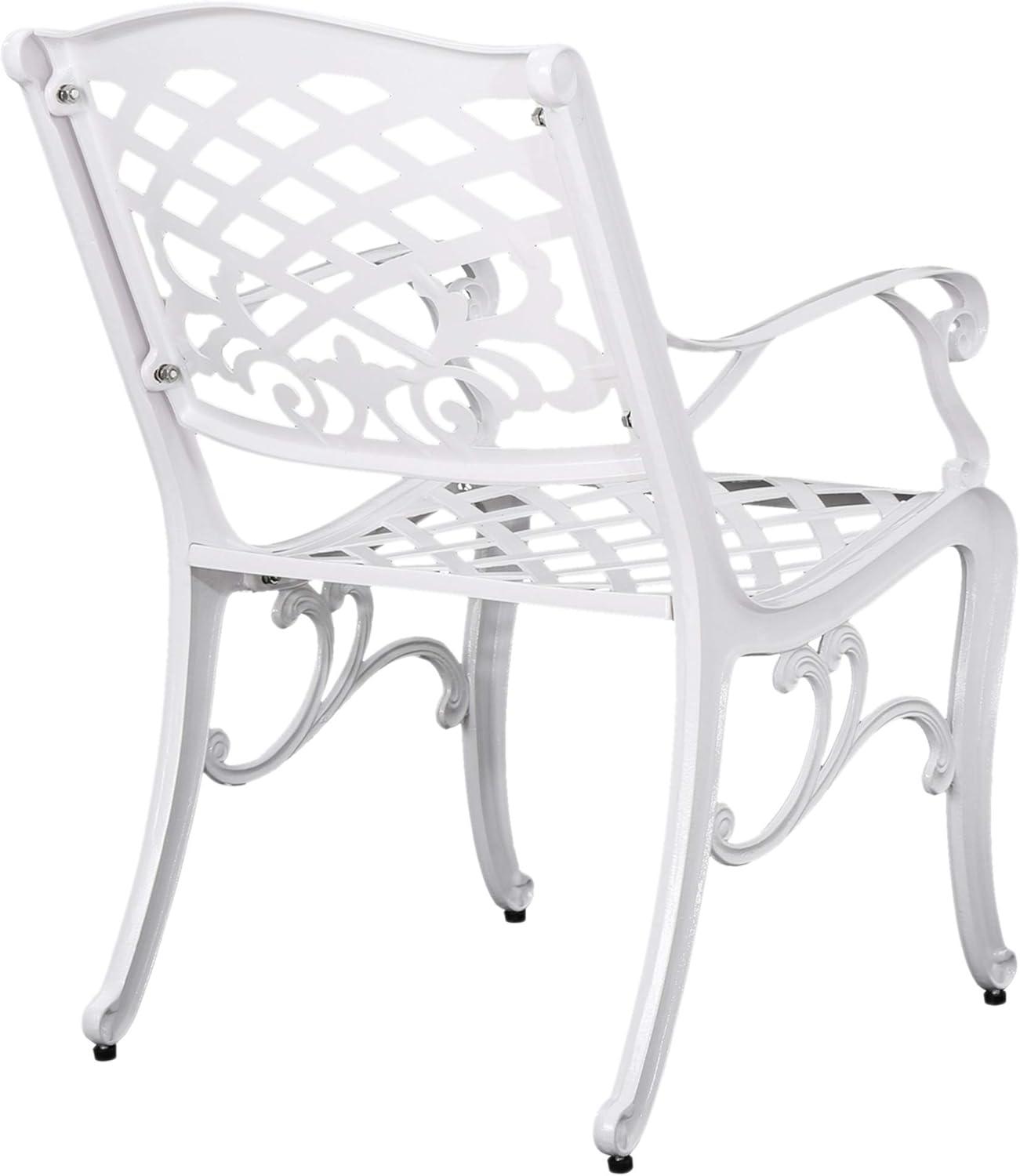image:imageChristopher Knight Home Vincent Traditional Outdoor Aluminum 7 Piece Dining Set White