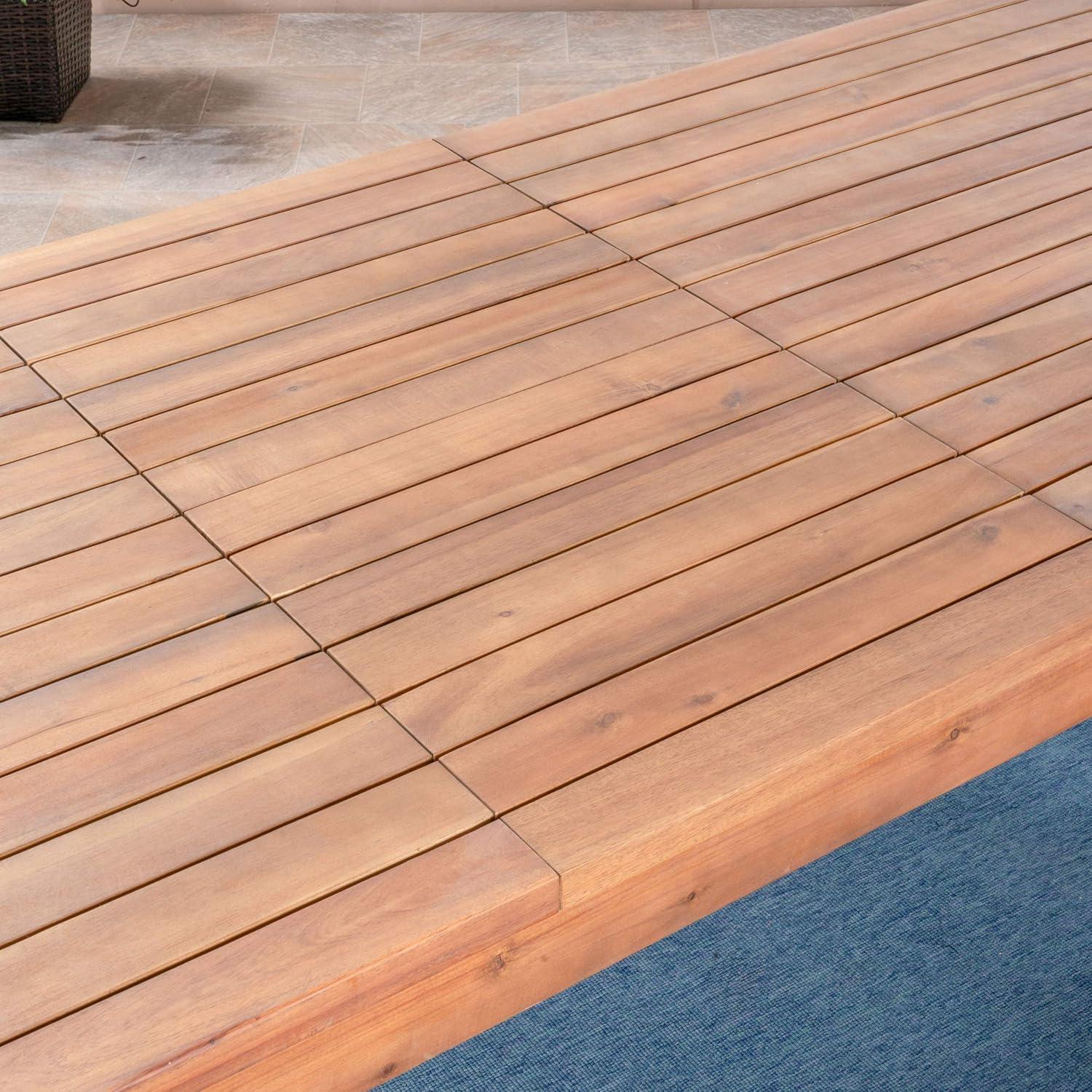 image:imageChristopher Knight Home Will Outdoor 7 Piece Acacia Dining Set Teak Finish