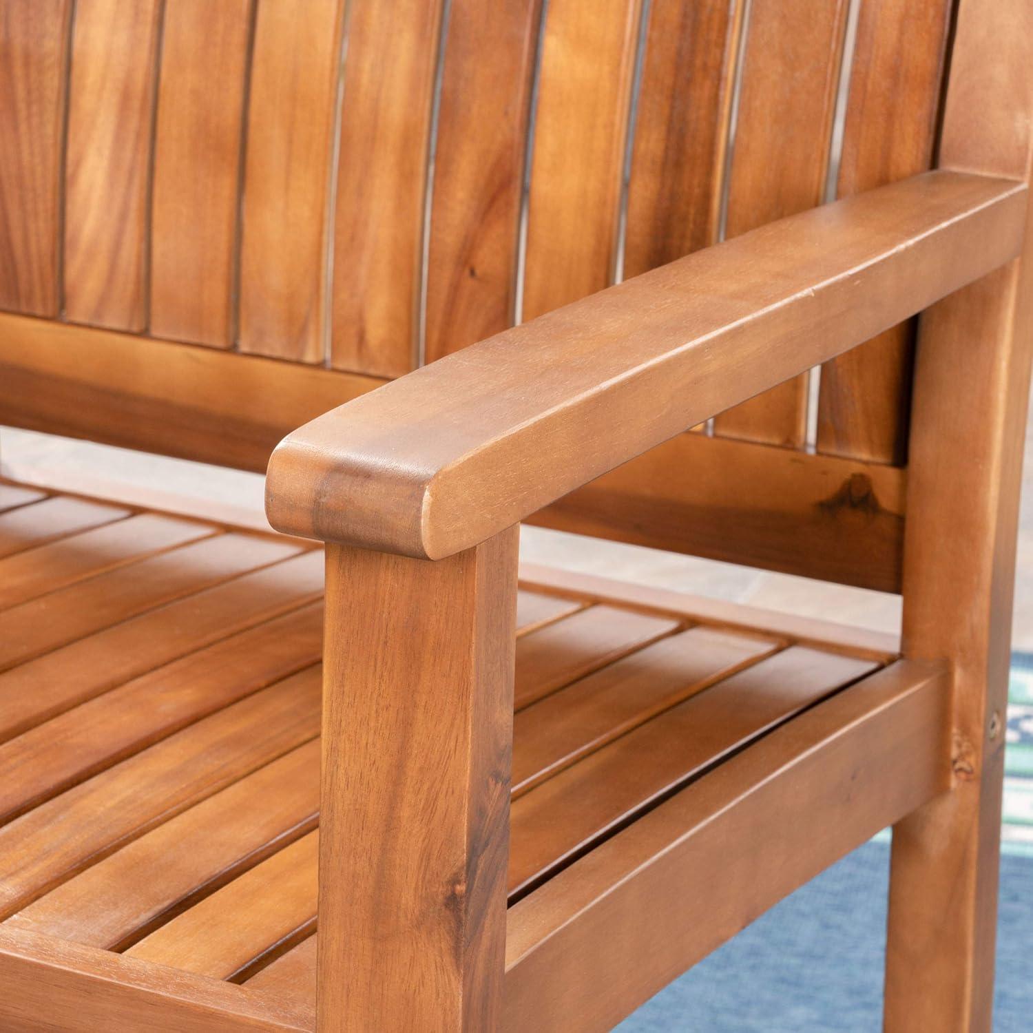image:imageChristopher Knight Home Will Outdoor 7 Piece Acacia Dining Set Teak Finish