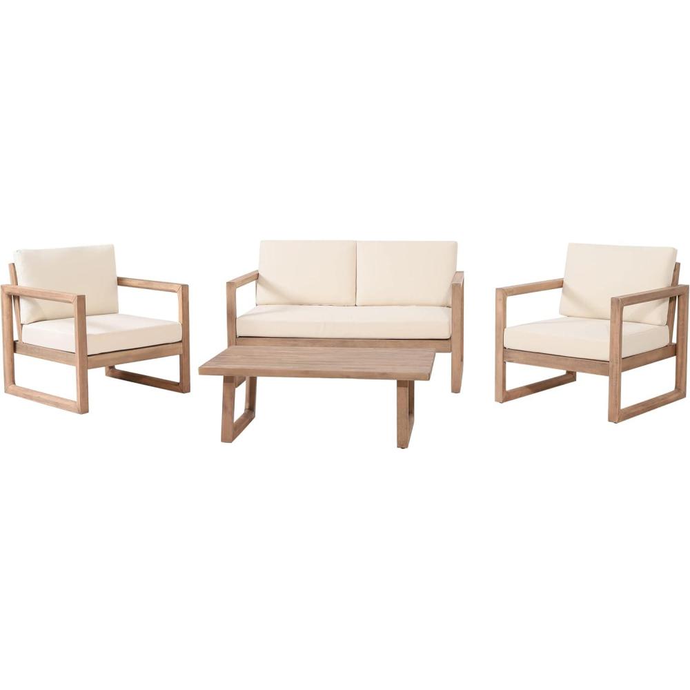 image:imageChristopher Knight Home Stefan Chat Set Beige Brown Wash