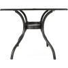 Christopher Knight Home Carlisle Outdoor Dining Table with Iron Legs, Sandblast Finish/Rustic Metal & 306036 Toby Outdoor Acacia Wood Bench, Sandblast Teak Finish and Black