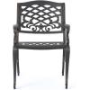 Christopher Knight Home Carrollton Outdoor Aluminum 7 Piece Expandable Dining Set, 22.3 “W x 26.3 “D x 35 “H, Shiny Copper