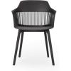 Christopher Knight Home Dahlia Outdoor Dining Sets, Black + Sandblast Black