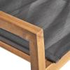 Christopher Knight Home Marcello Outdoor Acacia Wood 3 Piece Dining Set with Mesh Seats, Teak and Black