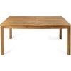 Christopher Knight Home Outdoor Expandable 6 Seater Acacia Wood Dining Set, Teak Finish and Cream