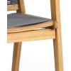 Christopher Knight Home Tracy Outdoor 5 Piece Acacia Wood Dining, Teak and Dark Gray