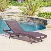 Christopher Knight Home Kauai Textilene Chaise Lounge, Brown