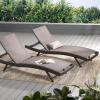 Christopher Knight Home Kauai Textilene Chaise Lounge Set, 2-Pcs Set, Multibrown