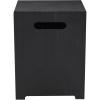 Christopher Knight Home 318047 Wellington Tank Holder, Black + Brushed White