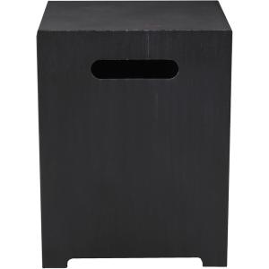 Christopher Knight Home 318047 Wellington Tank Holder, Black + Brushed White