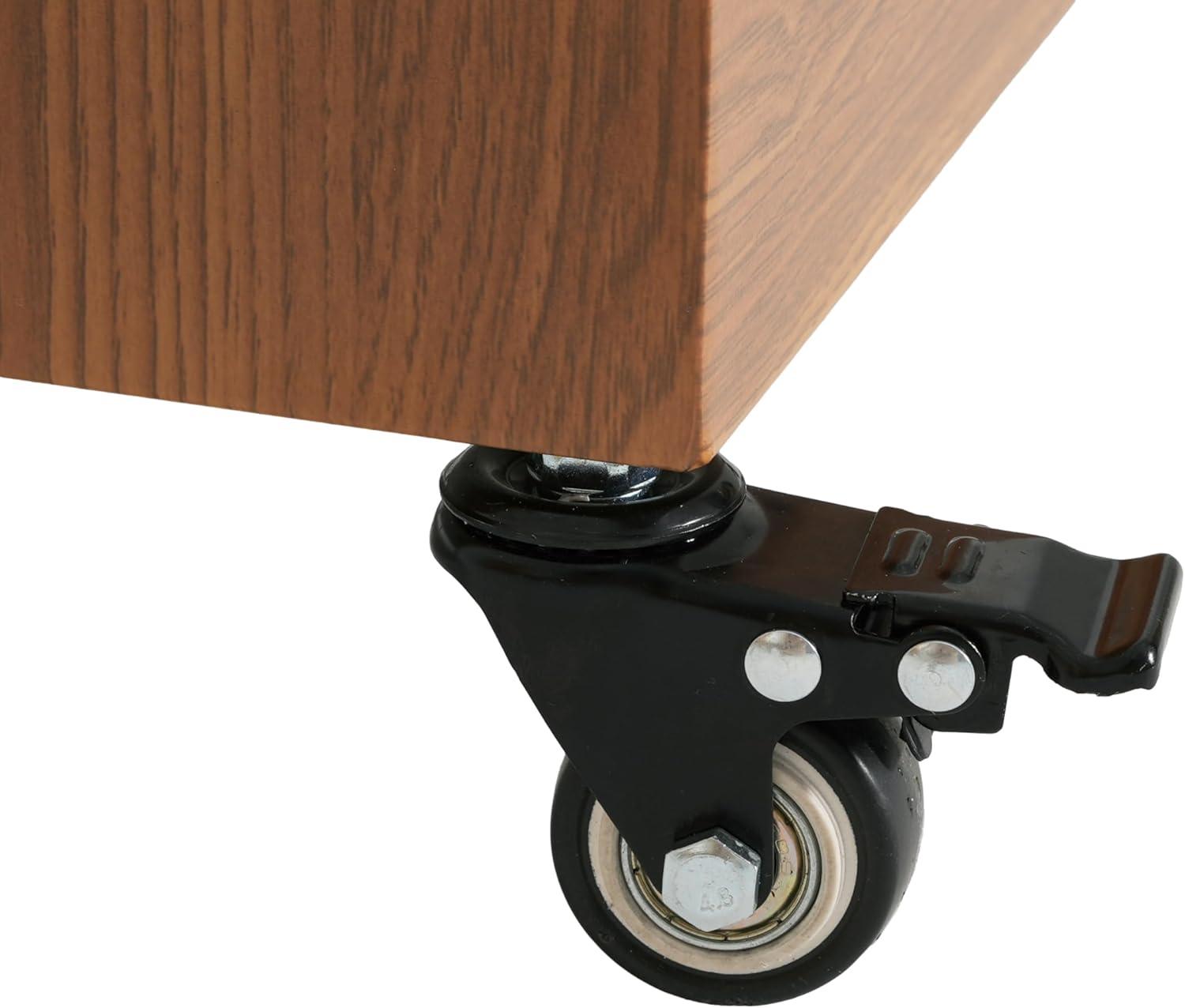 image:imageChristopher Knight Home Barri Patio Umbrella Base with Wheels Square Outdoor Umbrella Stand Metal Umbrella Holder with Stainless Steel Tube Natural Brown