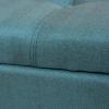 Christopher Knight Home Harper Fabric Storage Ottoman, Teal