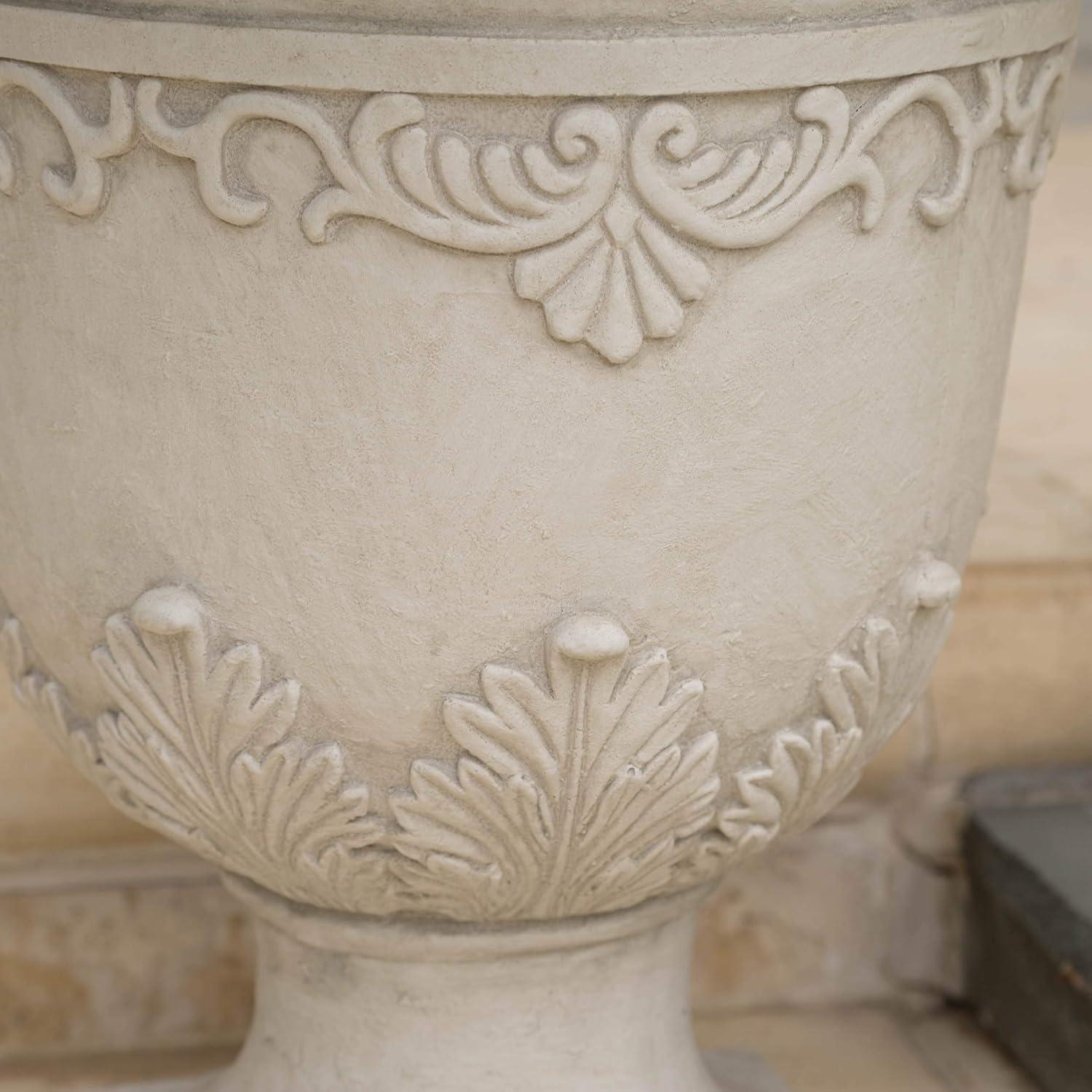 image:imageChristopher Knight Home Antique Moroccan Urn Planter 20 White