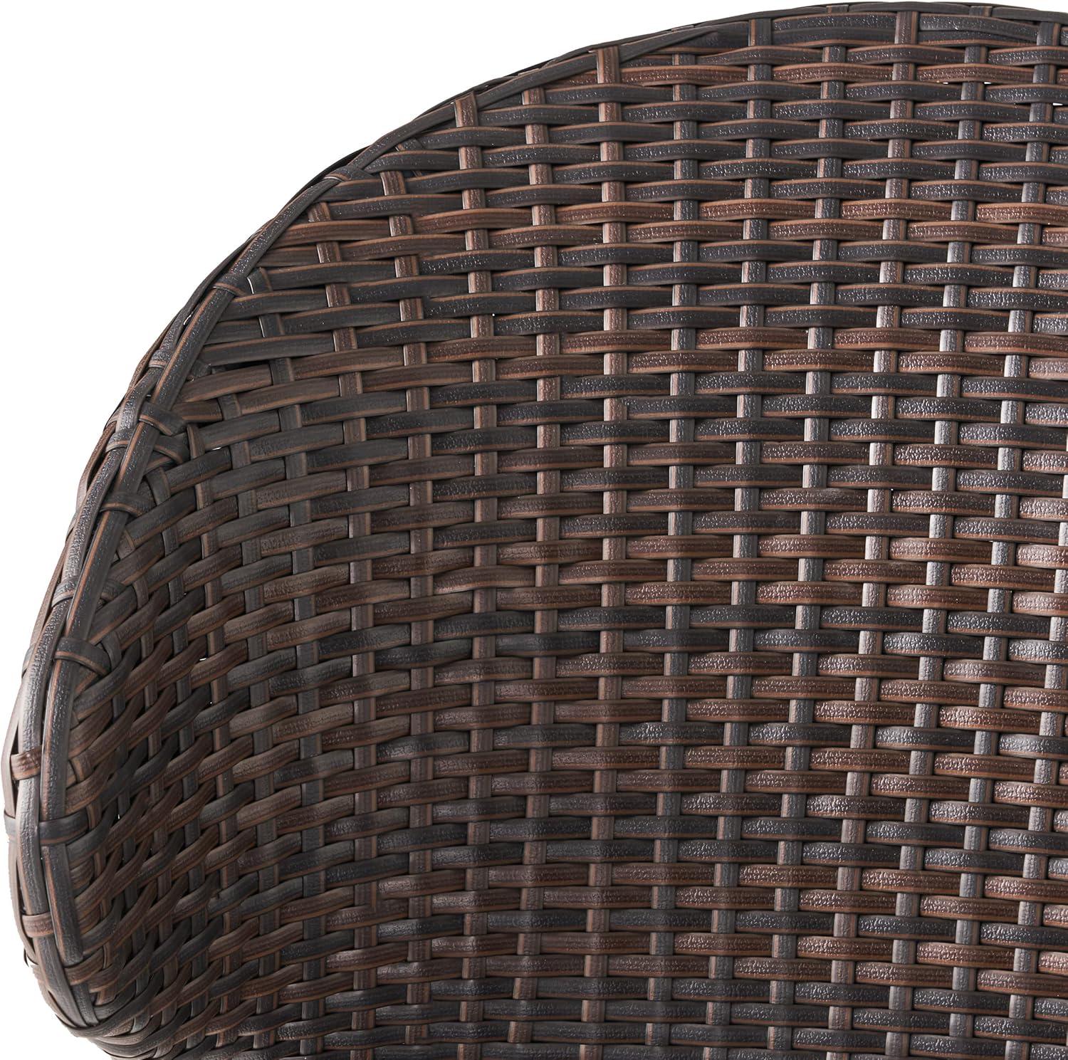 image:imageChristopher Knight Home Oyster Bay Wicker Counterstools 4Pcs Set Multibrown