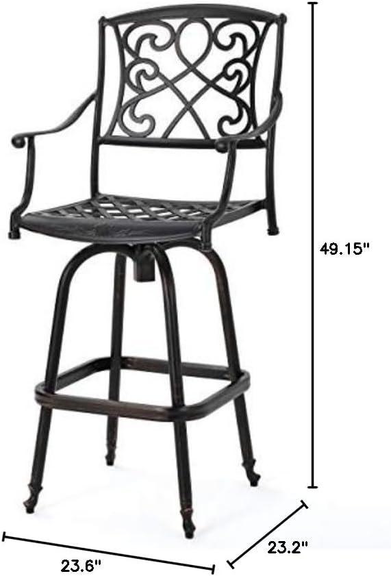 image:imageChristopher Knight Home Santa Maria Barstool Shiny Copper