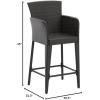 Christopher Knight Home Anaya Wicker Bar Stool, 45″, Multibrown