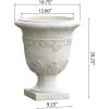 Christopher Knight Home Antique Moroccan Urn Planter, 20″, White