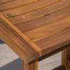 Christopher Knight Home Caribbean Outdoor 30″ Acacia Wood Barstools, 4-Pcs Set, Natural Stained