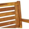 Christopher Knight Home Hermosa Acacia Wood Outdoor Barstools, 2-Pcs Set, Teak Finish
