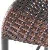 Christopher Knight Home Oyster Bay Wicker Counterstools, 4-Pcs Set, Multibrown