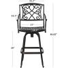 Christopher Knight Home Santa Maria Barstools, 2-Pcs Set, Bronze