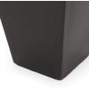 Christopher Knight Home Vernon, Black Outdoor Modern Large and Small Cast Stone Planter Set(Black)