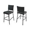 Christopher Knight Home Jiro Outdoor Wicker Barstool, Gray