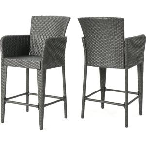 Christopher Knight Home Anaya Barstool, Grey