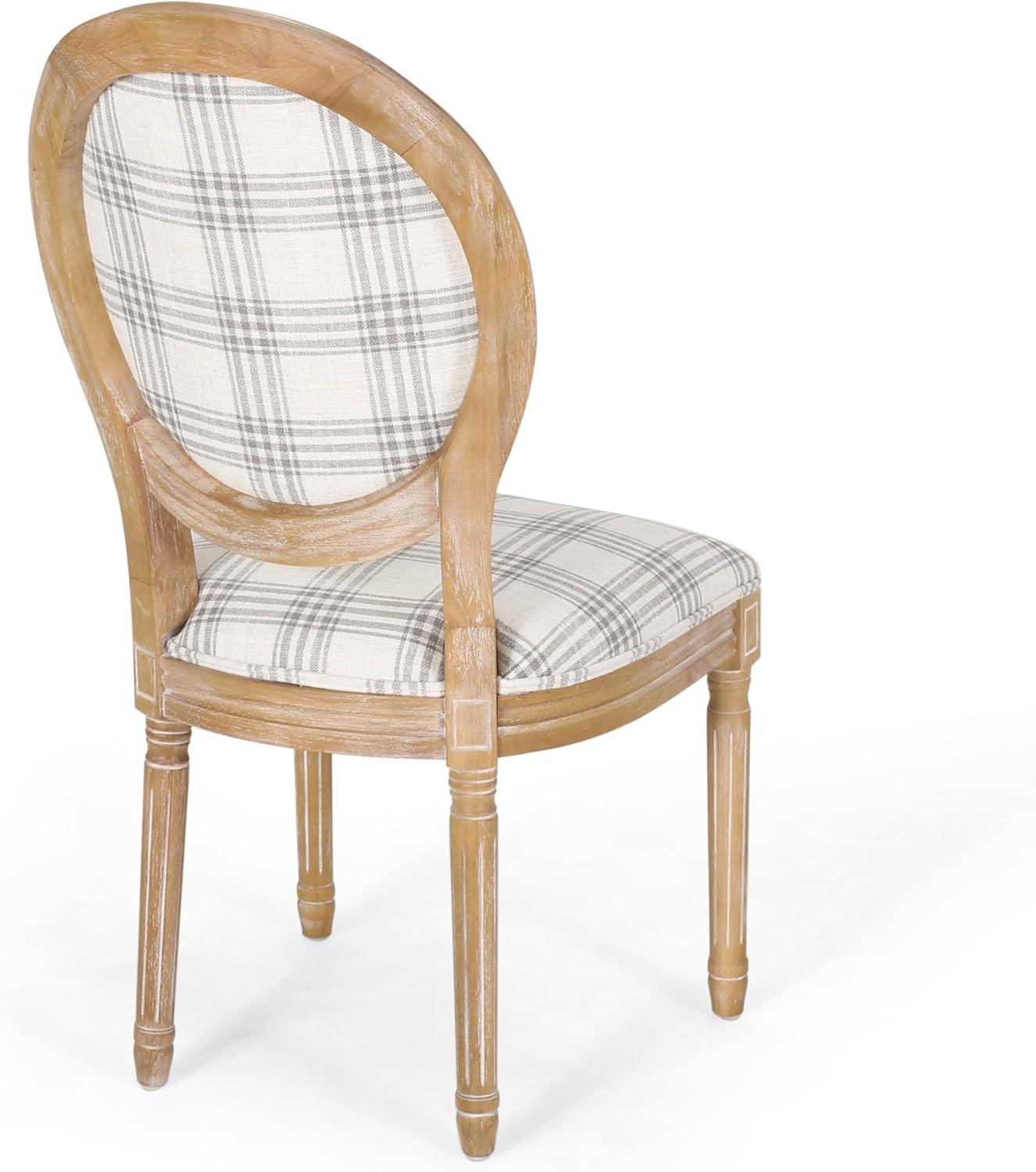 image:imageChristopher Knight Home Dored 5 Piece Dining Set Gray PlaidNatural