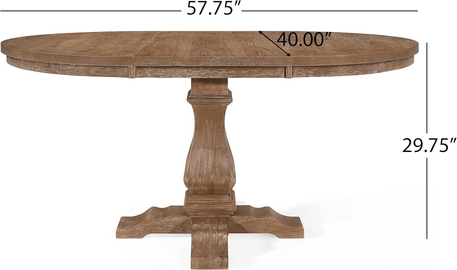 image:imageChristopher Knight Home Dored 5 Piece Dining Set Gray PlaidNatural