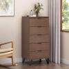 Christopher Knight Home Norcross Chest, Walnut + Matte Black