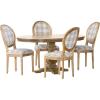 Christopher Knight Home Dored 5 Piece Dining Set – Gray Plaid/Natural