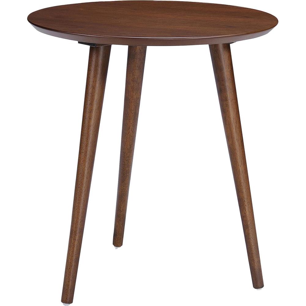 image:imageEvangeline Finished Wood End Table wFaux Wood Overlay Natural WalnutNatural Walnut