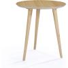 Evangeline Finished Wood End Table w/Faux Wood Overlay (Natural Walnut)(Natural Oak)