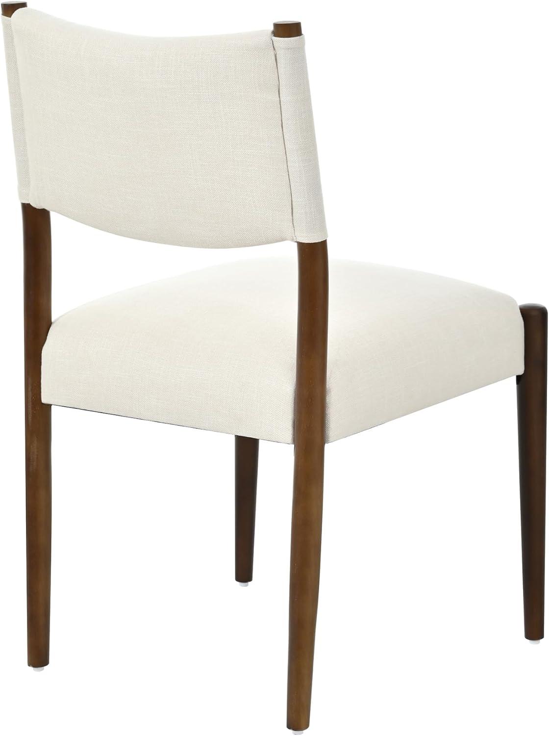 image:imageChristopher Knight Home 7 Piece Oval Dining Table Set for 6 Solid Wood Farmhouse Dining Set 71 Inch Kitchen Table with 6 Upholstered Chairs Rustic Modern Dining Room Set Walnut Beige