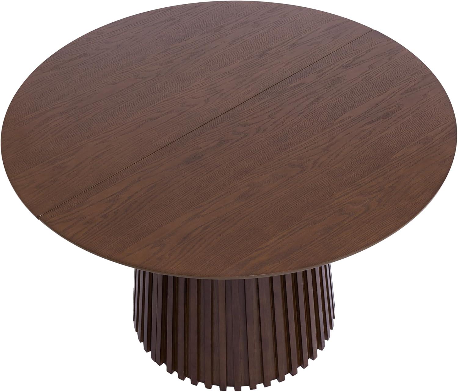 image:imageChristopher Knight Home Bami 4778 Extendable Dining Room Table for 48 People Oval Wooden Expandable Kitchen Table with Pedestal Base Vintage Dinner Table for Dining RoomKitchen BrownBrown