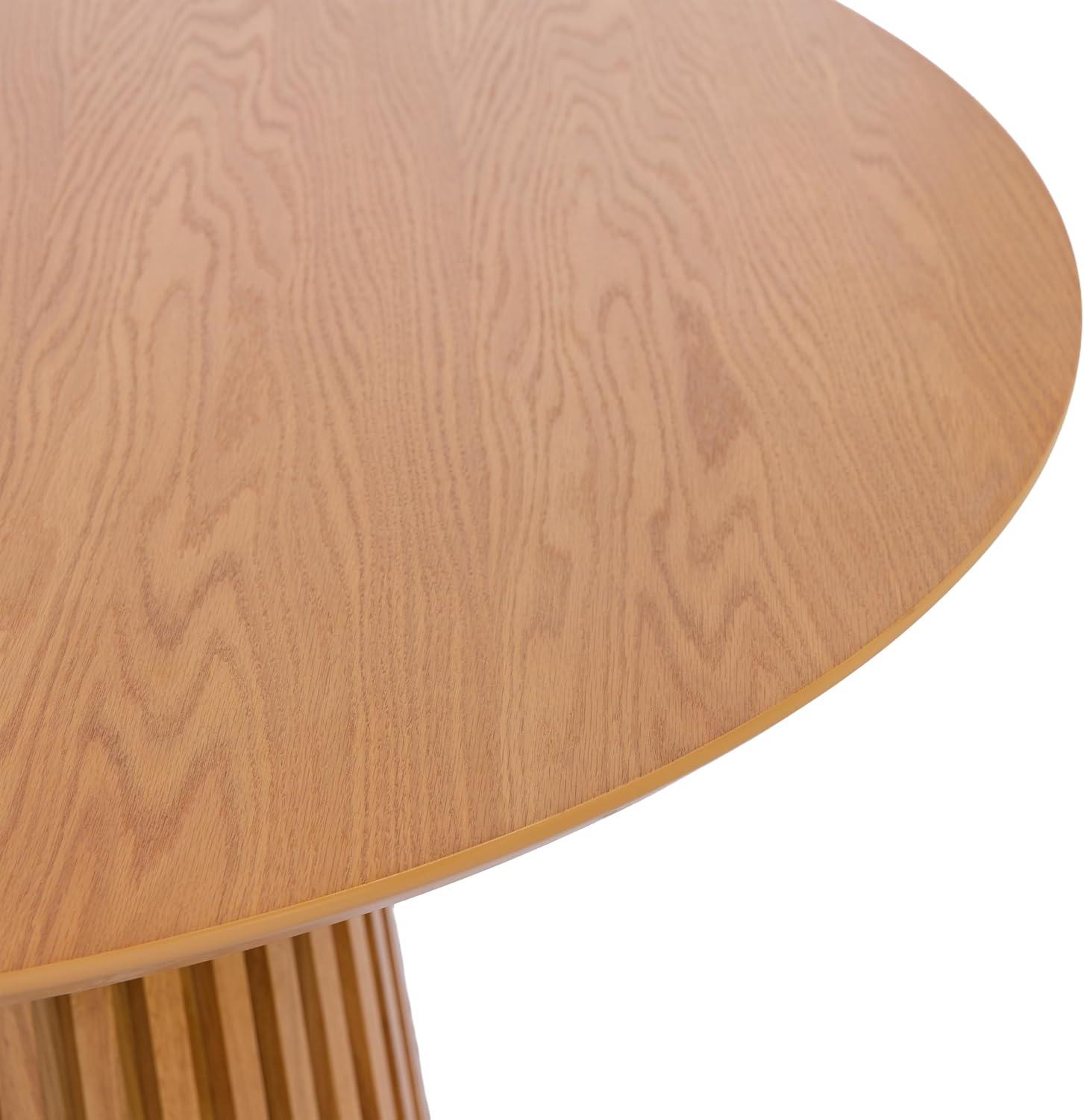 image:imageChristopher Knight Home Bami 4778 Extendable Dining Room Table for 48 People Oval Wooden Expandable Kitchen Table with Pedestal Base Vintage Dinner Table for Dining RoomKitchen BrownNatural