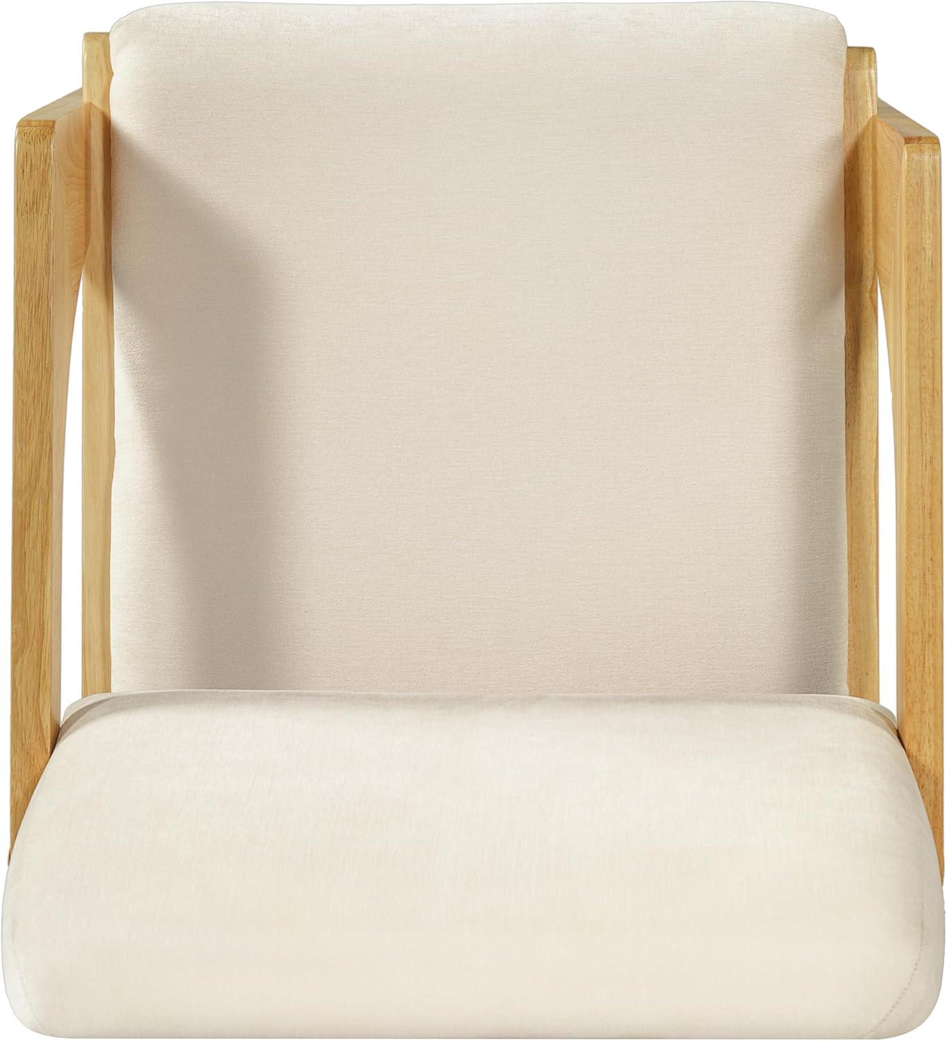 image:imageChristopher Knight Home Colin Upholstered Dining Chairs Set of 2 Modern Kitchen Side Chair Rubberwood Dining Room Chair Extra Seat for Living Room WalnutBeigeNaturalbeige