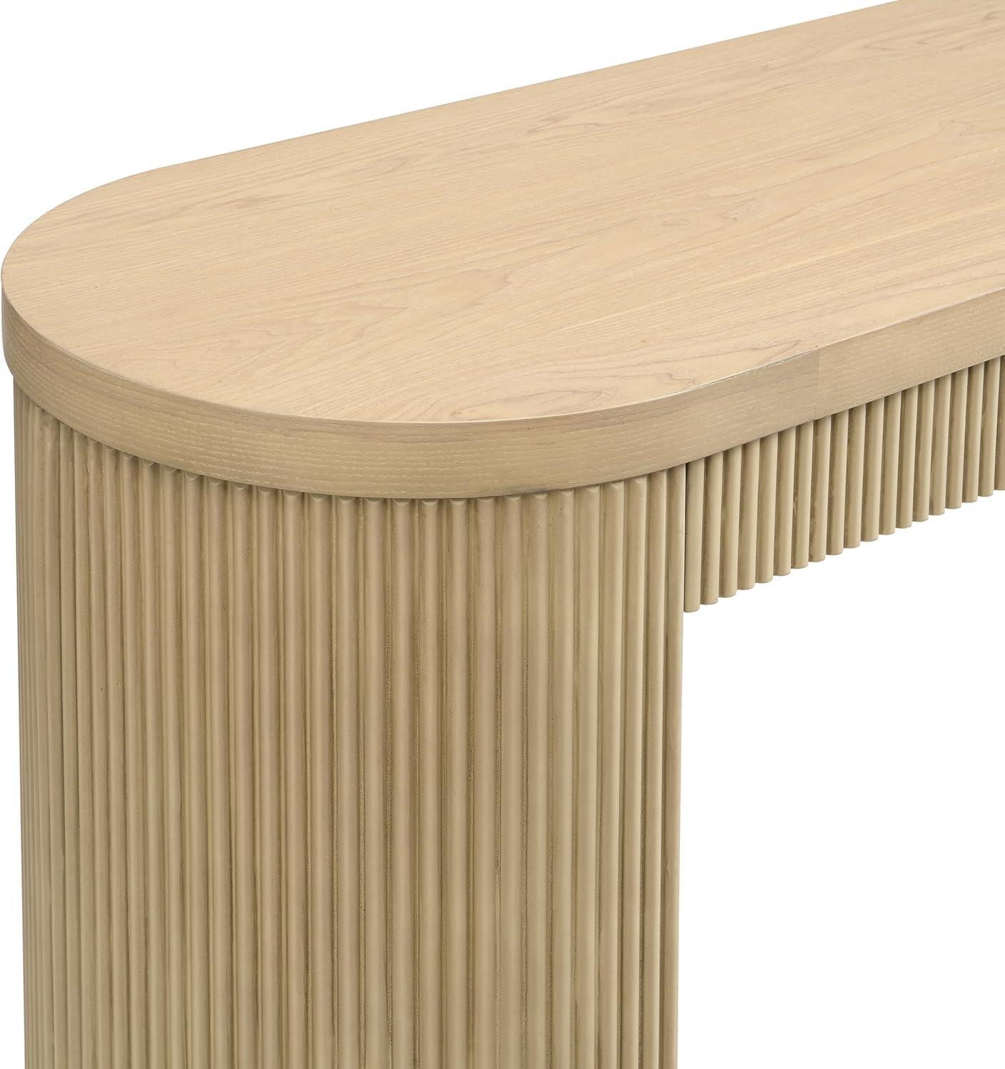 image:imageChristopher Knight Home Dory 64 Long Oval Kitchen Bar Table for Home KitchenDining Room Sturdy Wooden Counter Height Pub Table with Double Pedestal Base Modern Console Table WalnutLight Ash