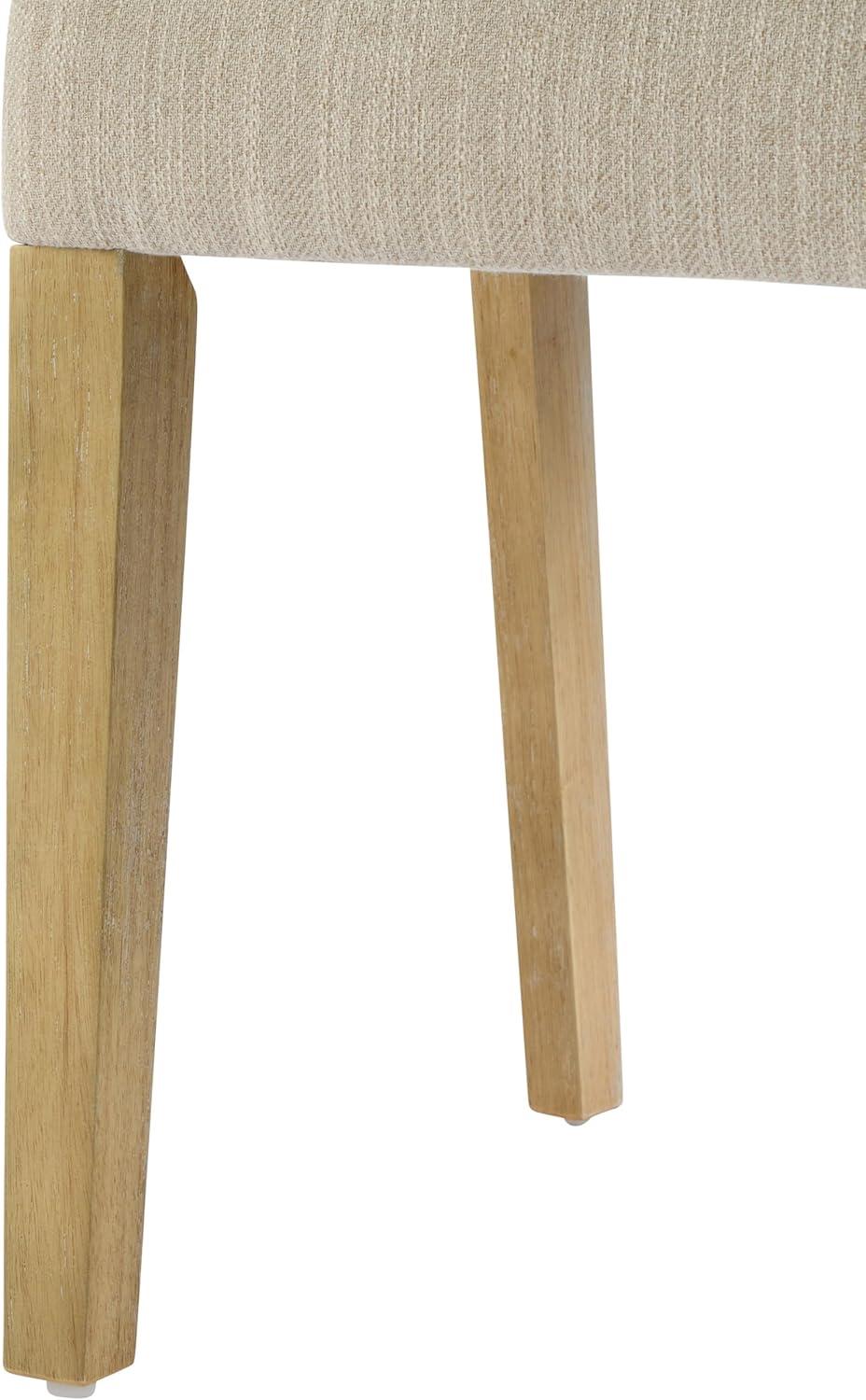 image:imageChristopher Knight Home Hanie Modern Upholstered Dining Chair Set of 2 Curved Backrest Kitchen Side Chair Wooden Armless Dining Room Chair Extra Seat for Living Room WalnutBeigeNaturalbeige N