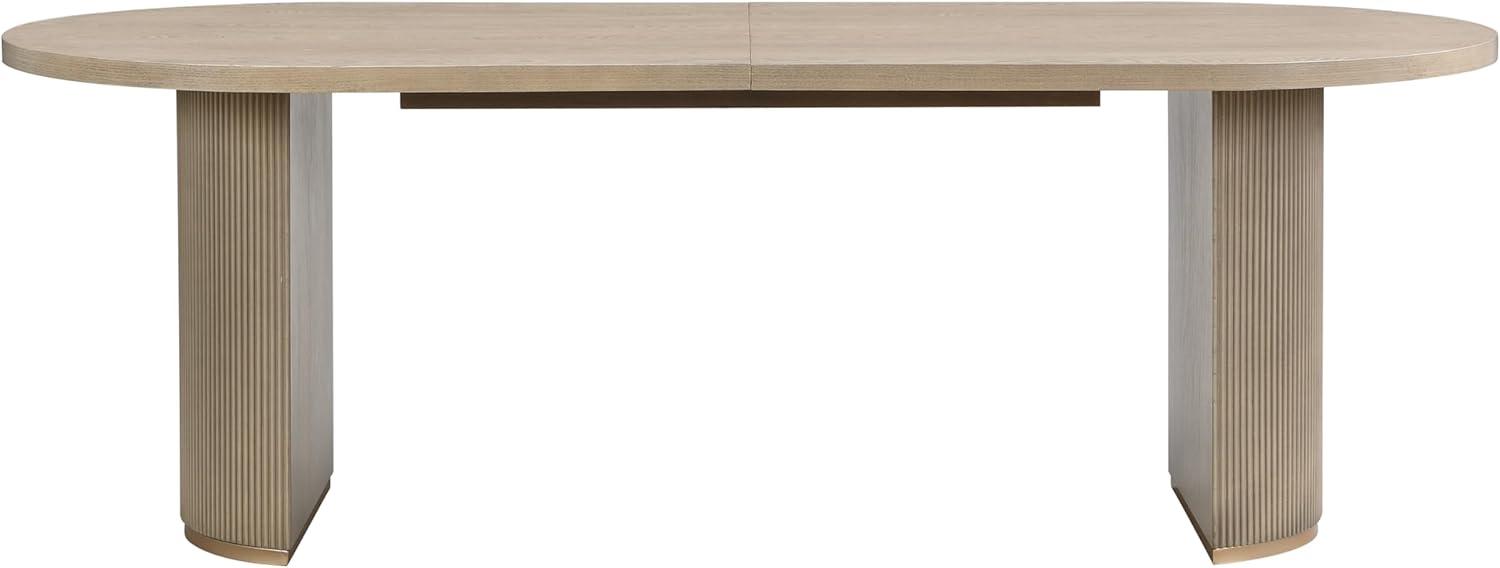 image:imageChristopher Knight Home Inmax Modern Dining Table Set for 6 Oval Kitchen Table and Dining Chairs Set of 6 Rubberwood Dining Room Table Set for 6 Light BeigeLight AshLight Beigelight Ash