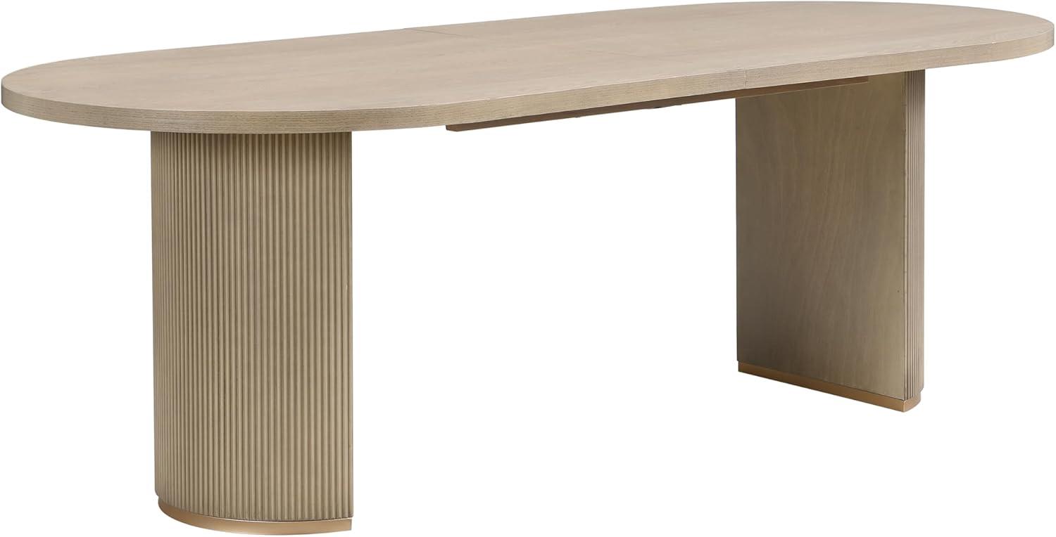 image:imageChristopher Knight Home Inmax Modern Dining Table Set for 6 Oval Kitchen Table and Dining Chairs Set of 6 Rubberwood Dining Room Table Set for 6 Light BeigeLight AshLight Beigelight Ash