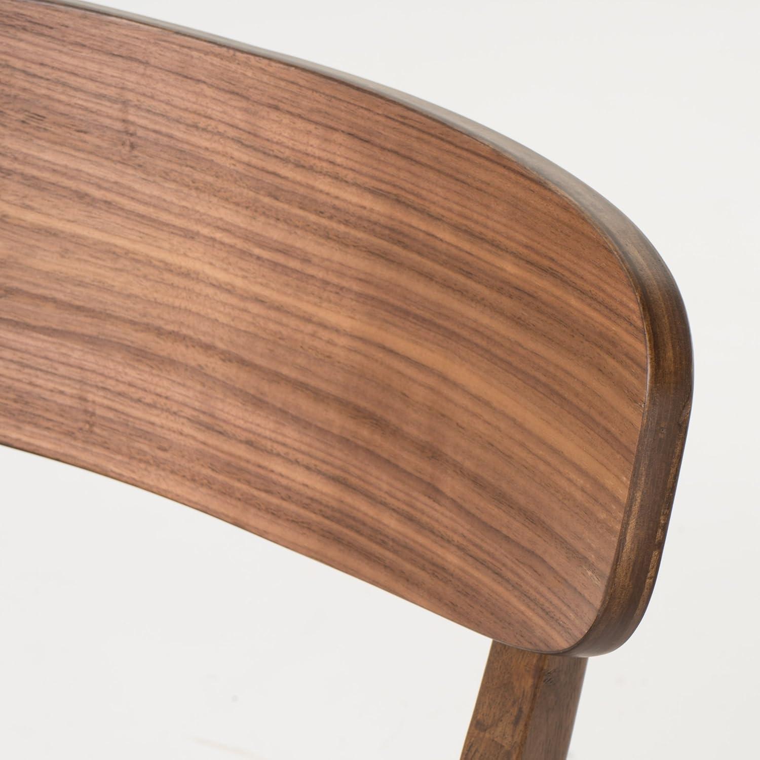 image:imageChristopher Knight Home Lucious Fabric Walnut Finish Dining Chairs 2Pcs Set Mint