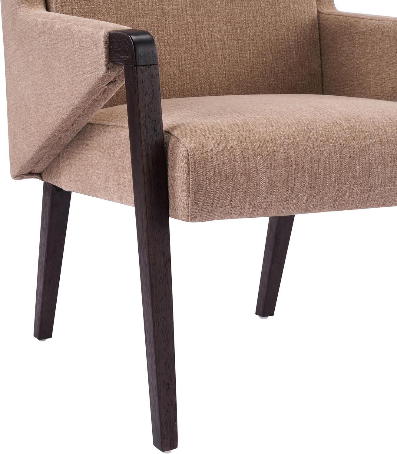 image:imageChristopher Knight Home Mary 5 Piece Dining Table Set for 4 Wooden Dining Set with Pedestal Round Table and Upholstered Arm Chairs Modern Kitchen and Dining Room Furniture BeigeLight AshNaturalLight Brownespressoblack