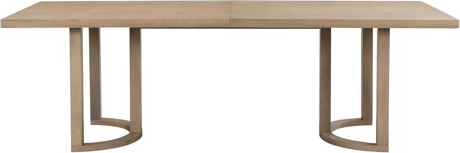 image:imageChristopher Knight Home Maya 7 Piece Dining Table Set For 6 Wooden Table With Ushaped Trestle Base And Upholstered Arm Chairs Modern Dining Set For Kitchen And Dining Room FurnitureBeigeLight Ash