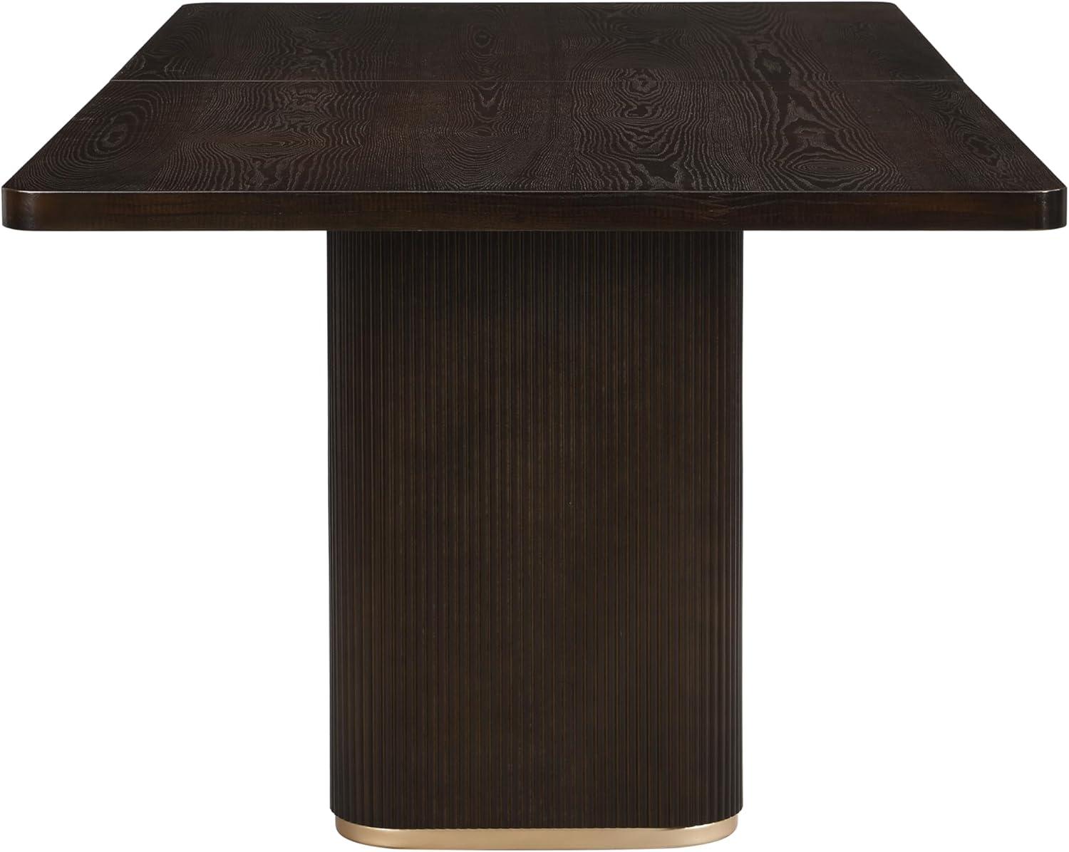 image:imageChristopher Knight Home Scout Modern Dining Table Set for 6 Rectangular Kitchen Table and Dining Chairs Set of 6 Rubberwood Dining Room Table Set for 6 Light BrownEspressoBeigeespresso