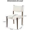 Christopher Knight Home 7 Piece Oval Dining Table Set for 6 Solid Wood Farmhouse Dining Set 71 Inch Kitchen Table with 6 Upholstered Chairs Rustic Modern Dining Room Set Walnut Beige
