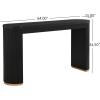 Christopher Knight Home Dory 64” Long Oval Kitchen Bar Table for Home Kitchen/Dining Room, Sturdy Wooden Counter Height Pub Table with Double Pedestal Base, Modern Console Table, Walnut(Black)