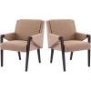 Christopher Knight Home Inmax Modern Dining Table Set for 6, Oval Kitchen Table and Dining Chairs Set of 6, Rubberwood Dining Room Table Set for 6, Light Beige+Light Ash(Light Brown+espresso)